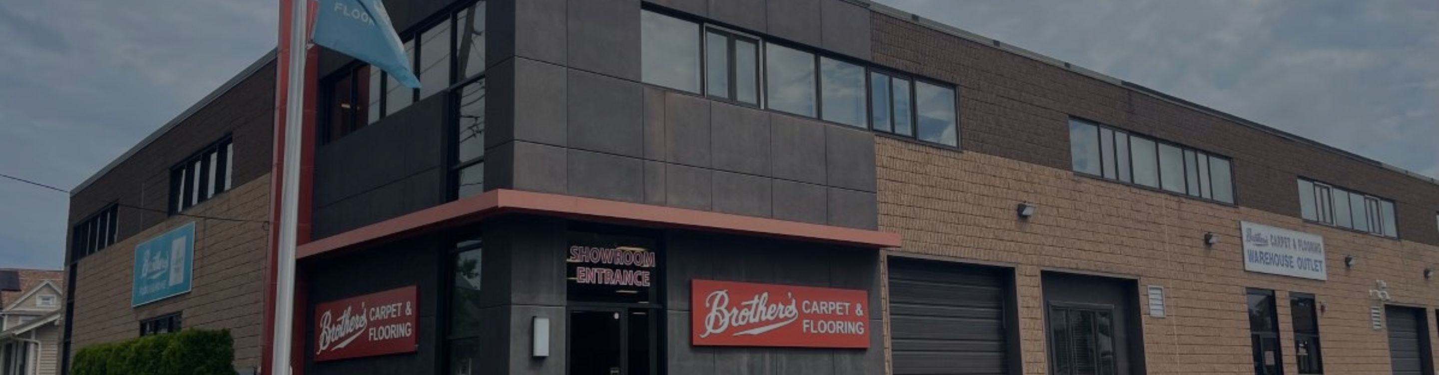 Brother's Carpet & Flooring Showroom Exterior entrance